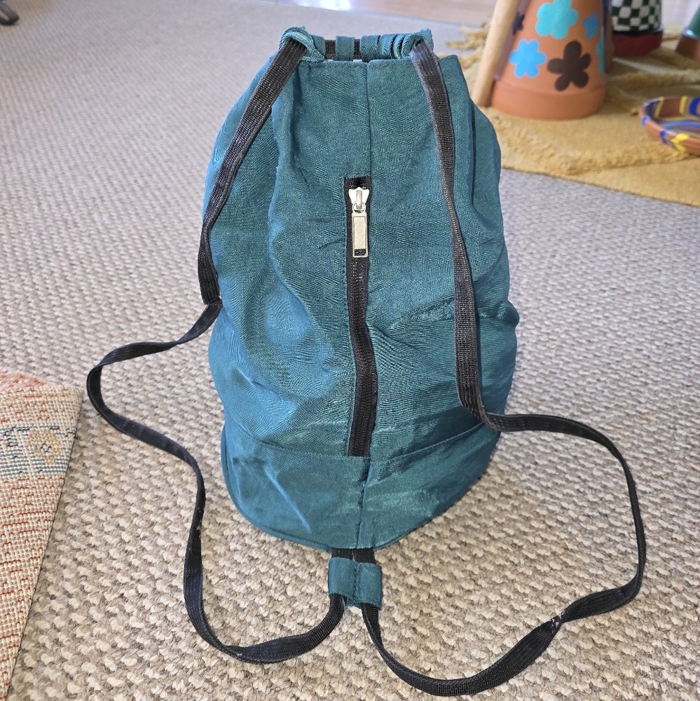 Blue Drawstring Bag - Picture 3 of 4